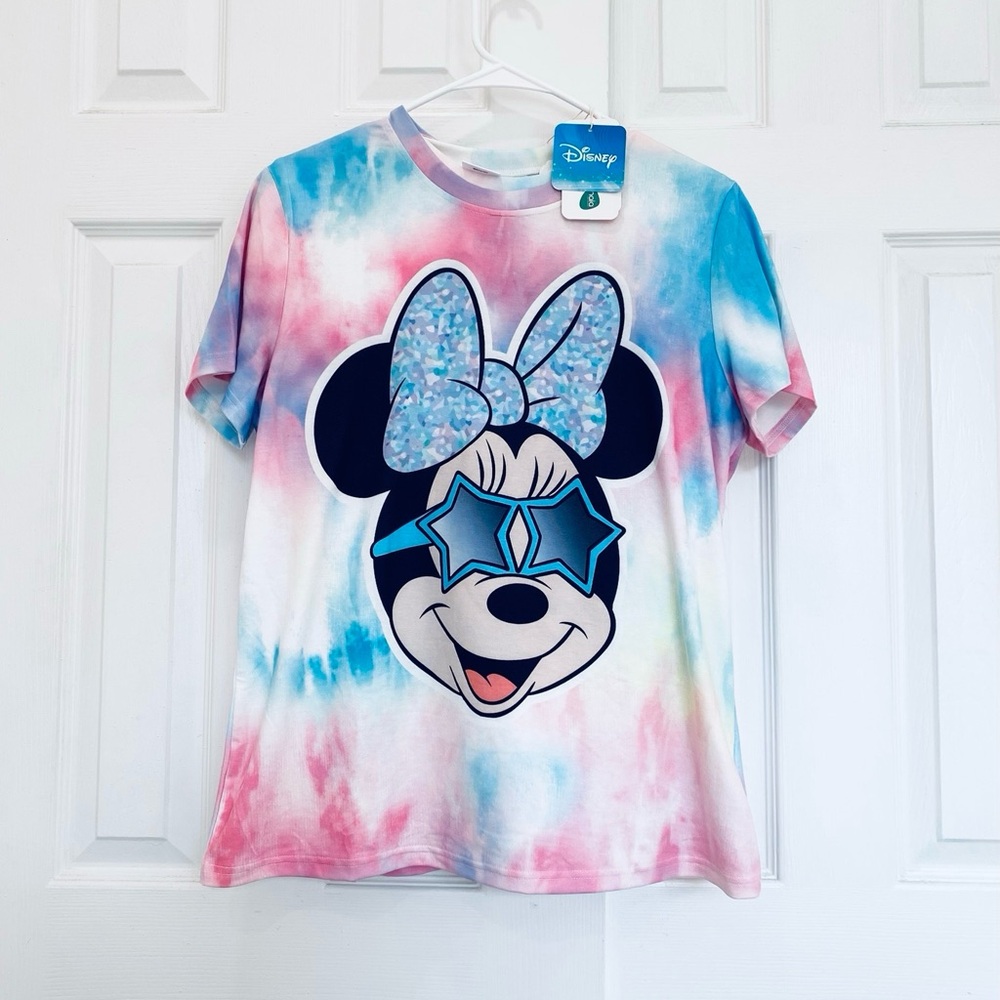 Disney Mickey and Minnie Mouse Tie-Dye Women T-Shirt